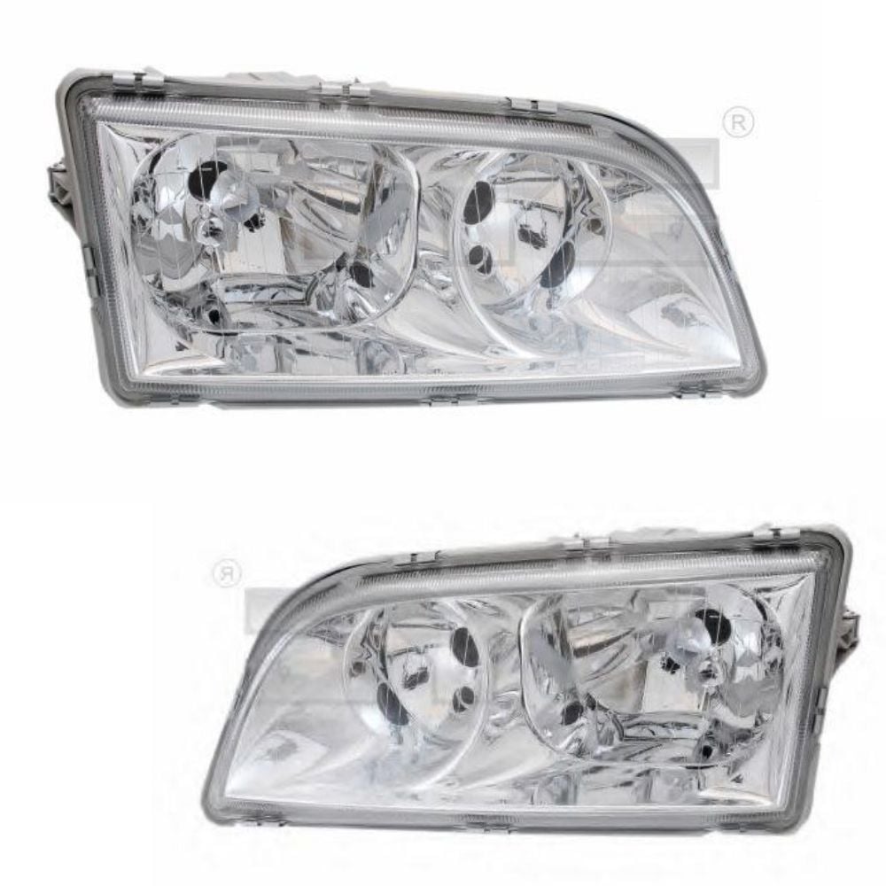 Volvo S40 V40 1996-2004 Ön Sağ ve Sol Far Takımı Krom