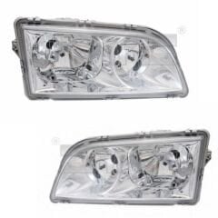 Volvo S40 V40 1996-2004 Ön Sağ ve Sol Far Takımı Krom