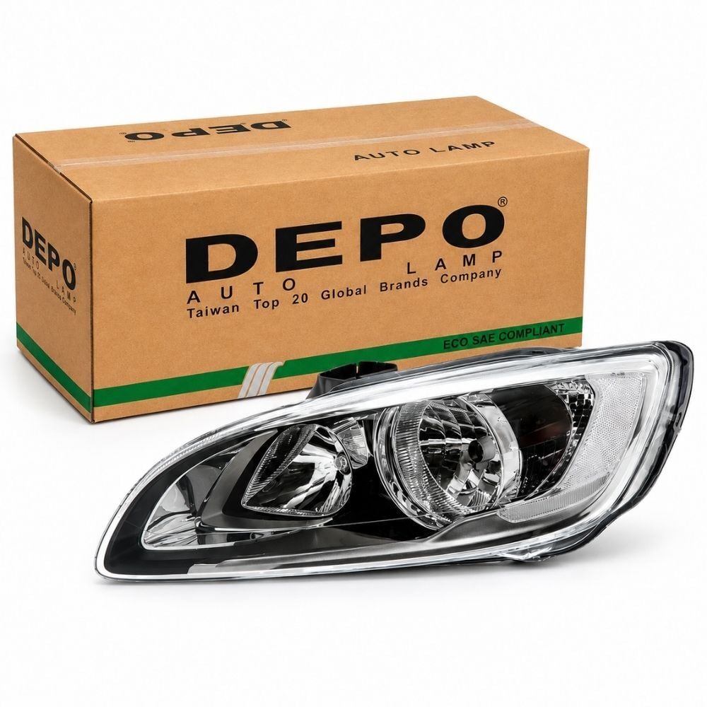 Volvo S60 V60 Ön Sol Far Halojen 2014-2018 31420115