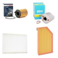 Volvo S60 S80 V60 V70 Bakım Filtre Seti Yağ Hava Polen Yakıt Filtresi Seti 1.6 Dizel D2