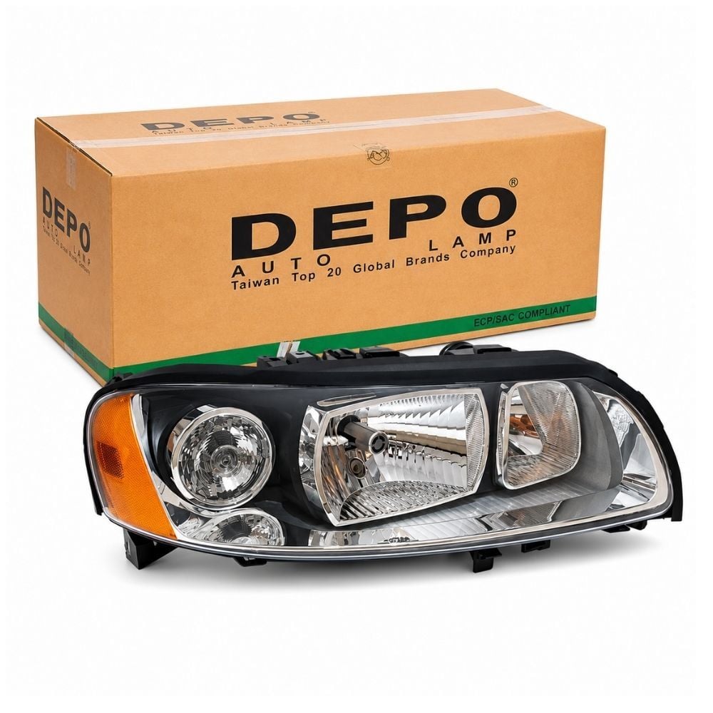 Volvo S60 Ön Sağ Far 2005-2010 Halojen 30698826
