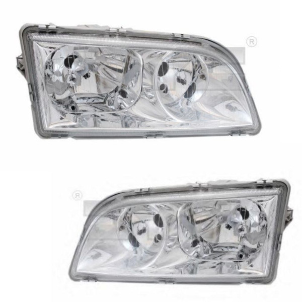 Volvo S40 V40 1996-2004 Ön Sağ ve Sol Far Takımı Krom Volvo S40 V40 1996-2004 Ön Sağ ve Sol Far Takımı Krom
