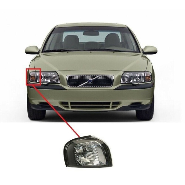 Volvo S80 1999-2006 Sağ Sinyal Siyah Volvo S80 1999-2006 Sağ Sinyal Siyah